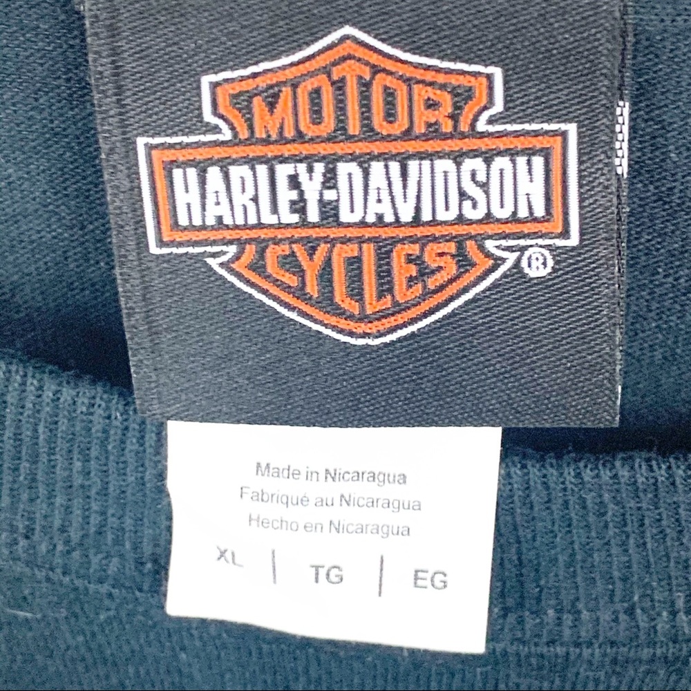 Harley Davidson Black Belize Pirate Graphic Tshirt - Picture 3 of 6